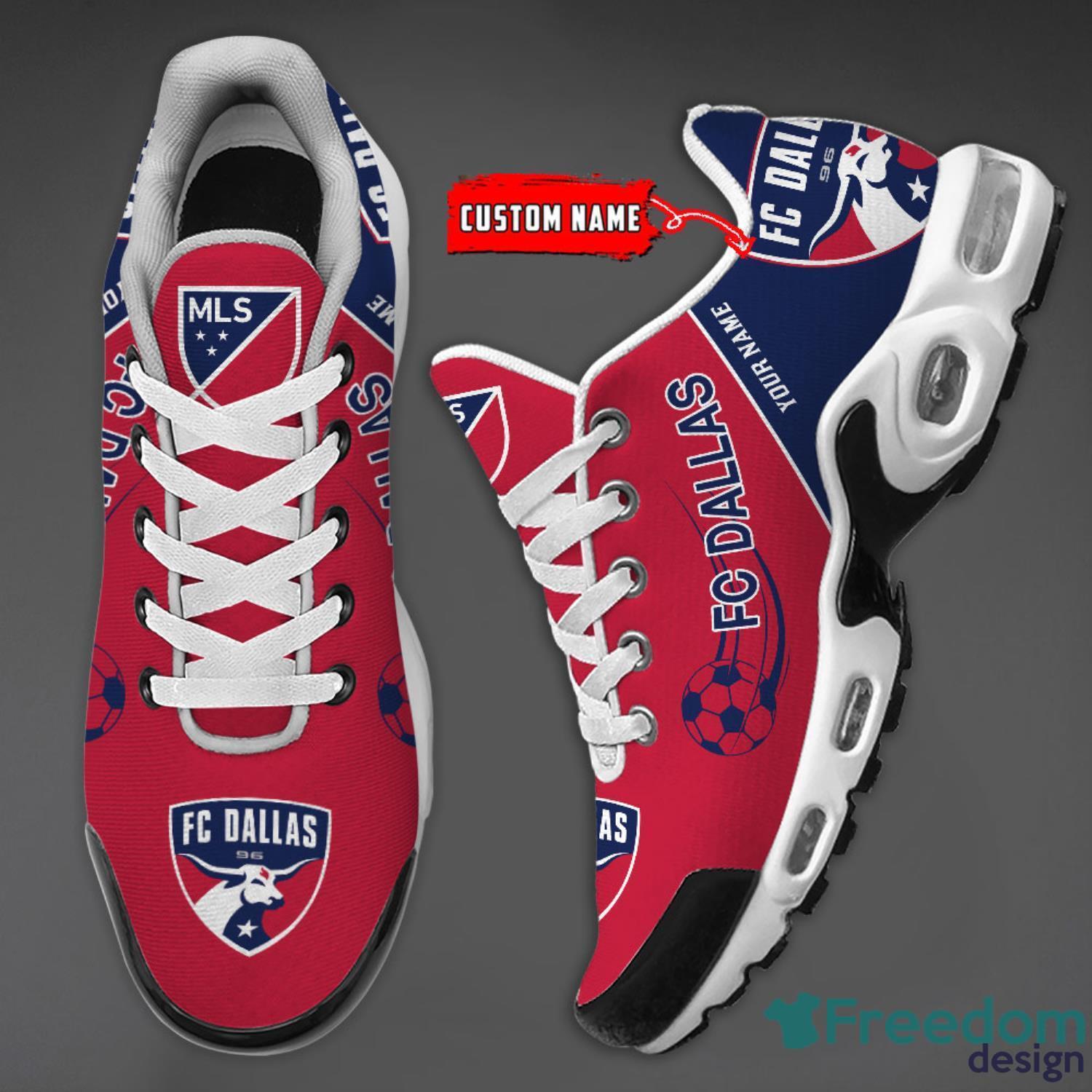 Dallas Cowboys Luxury NFL Team Sneakers Custom Name Air Cushion Shoes For  Fans - Banantees