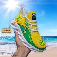 FC Nantes Running Sneakers Max Soul Shoes Custom Name For Big Fans Product Photo 3