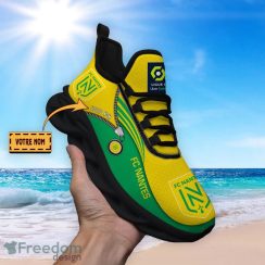 FC Nantes Running Sneakers Max Soul Shoes Custom Name For Big Fans Product Photo 4