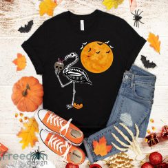 Flamingo Skeleton Funny Luau Halloween Party T-Shirt Halloween Gift Sweatshirt Hoodie