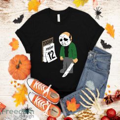 Friday 12th Funny Halloween Horror Movie Humor T-Shirt Halloween Gift Sweatshirt Hoodie