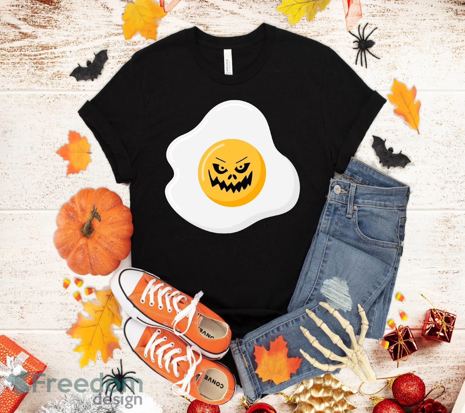 Fried Egg Halloween Shirt,Egg Halloween Costume T Shirt Halloween Gift Sweatshirt Hoodie image Fried Egg Halloween Shirt,Egg Halloween Costume T-Shirt Halloween Gift Sweatshirt Hoodie Product Photo 1