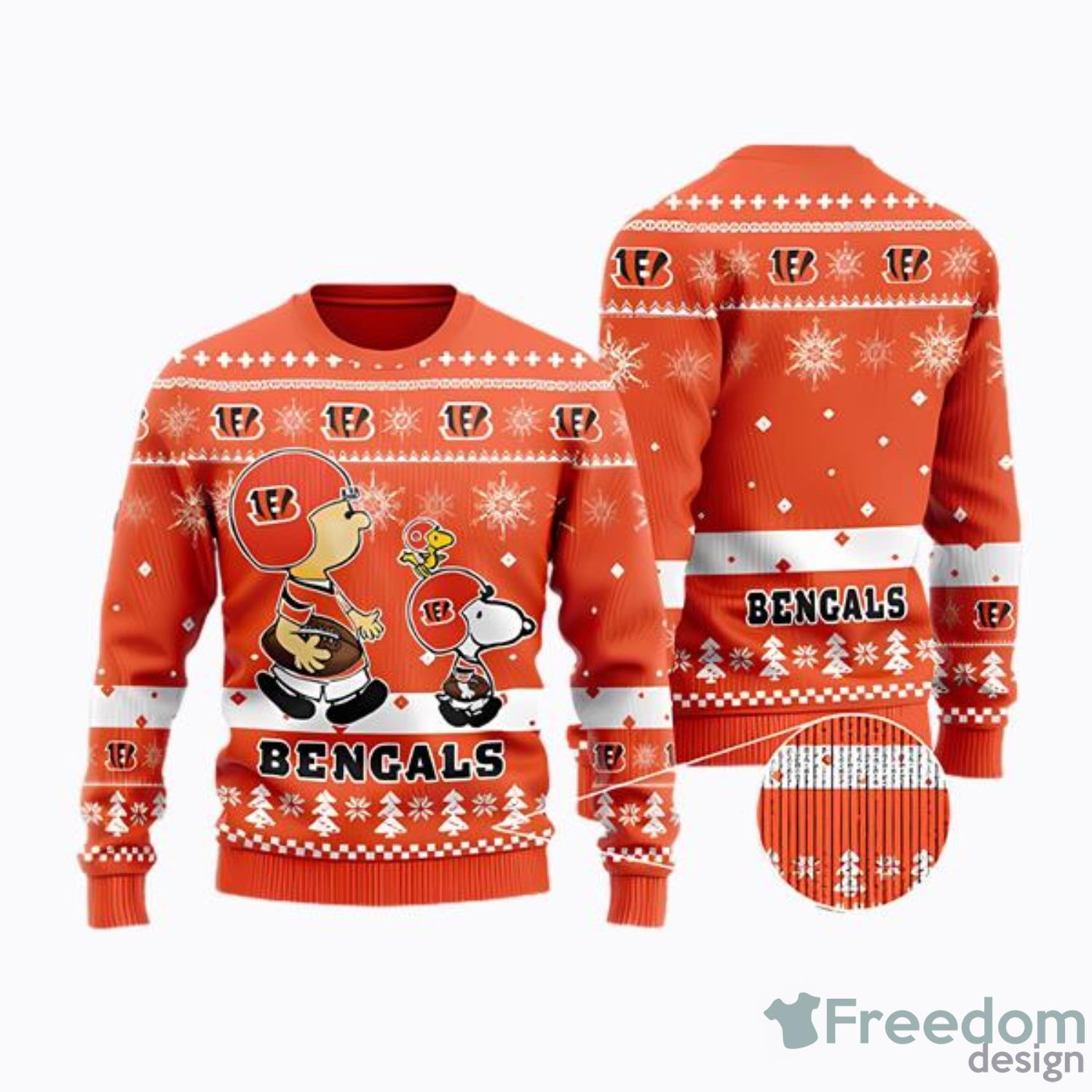 Ugly Sweater Bengals Exclusive Snoopy Cincinnati Bengals Gift