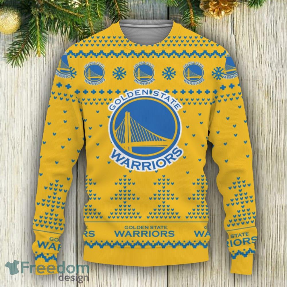 Funny Team Logo Golden State Warrior Christmas Tree Gifts For Fans Knitted Christmas  Sweater - Freedomdesign