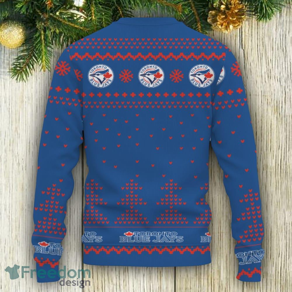 Funny Team Logo Toronto Blue Jay Christmas Tree Gifts For Fans Ugly  Christmas Sweater Gift Holidays - Banantees