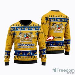 Funny Weihenstephan Beer Personalized AOP Ugly Christmas Sweater Christtmas Holiday Gifts