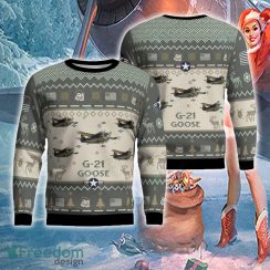G-21 Goose G21 Aircraft Ugly Christmas Sweater For Men And Women - G-21 Goose G21 Aircraft Ugly Christmas Sweater For Men And Women Photo 1
