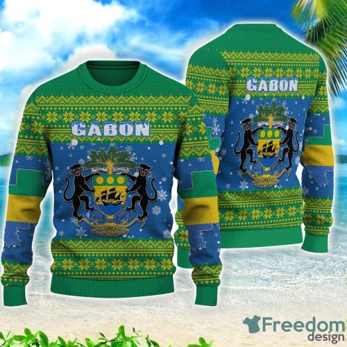 Gabon Christmas All Over Printed 3D Sweater Christmas Gift Product Photo 1