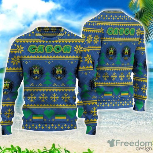 Gabon Merri Christmas All Over Printed 3D Sweater Christmas Gift Product Photo 1