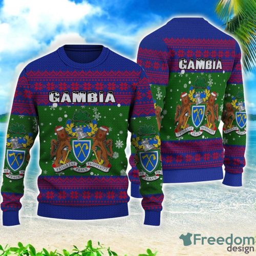 Gambia Christmas All Over Printed 3D Sweater Christmas Gift Product Photo 1