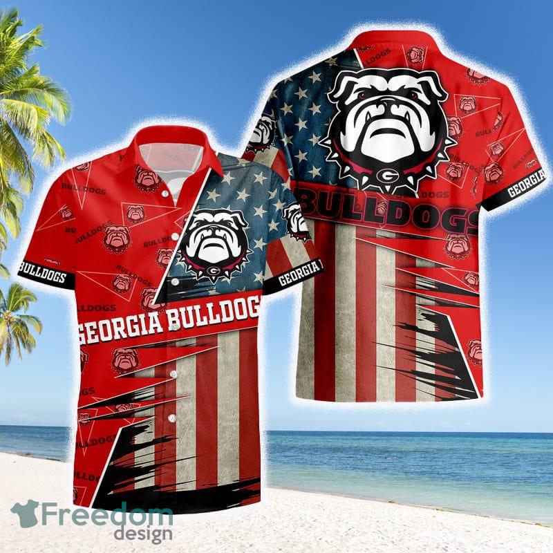 Braves Hawaiian Shirt Georgia Bulldogs And Atlanta Braves