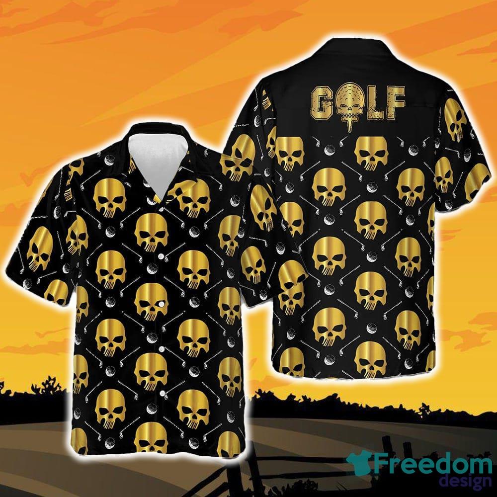 Carolina Hurricanes Golf Pattern Hawaiian Shirt - Shop trending