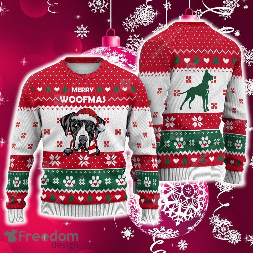 Great dane hotsell ugly christmas sweater