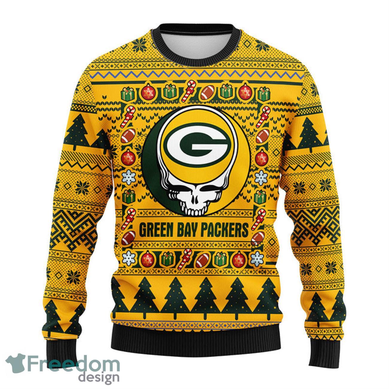 NFL Green Bay Packers Logo Grinch Hug Cute Gift For Grinch Lover Ugly  Christmas Sweater - Freedomdesign