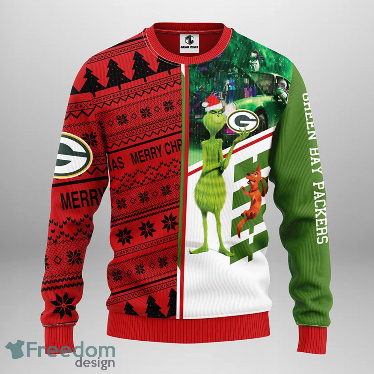 Green Bay Packers Pub Dog Christmas Ugly Sweater - Jomagift