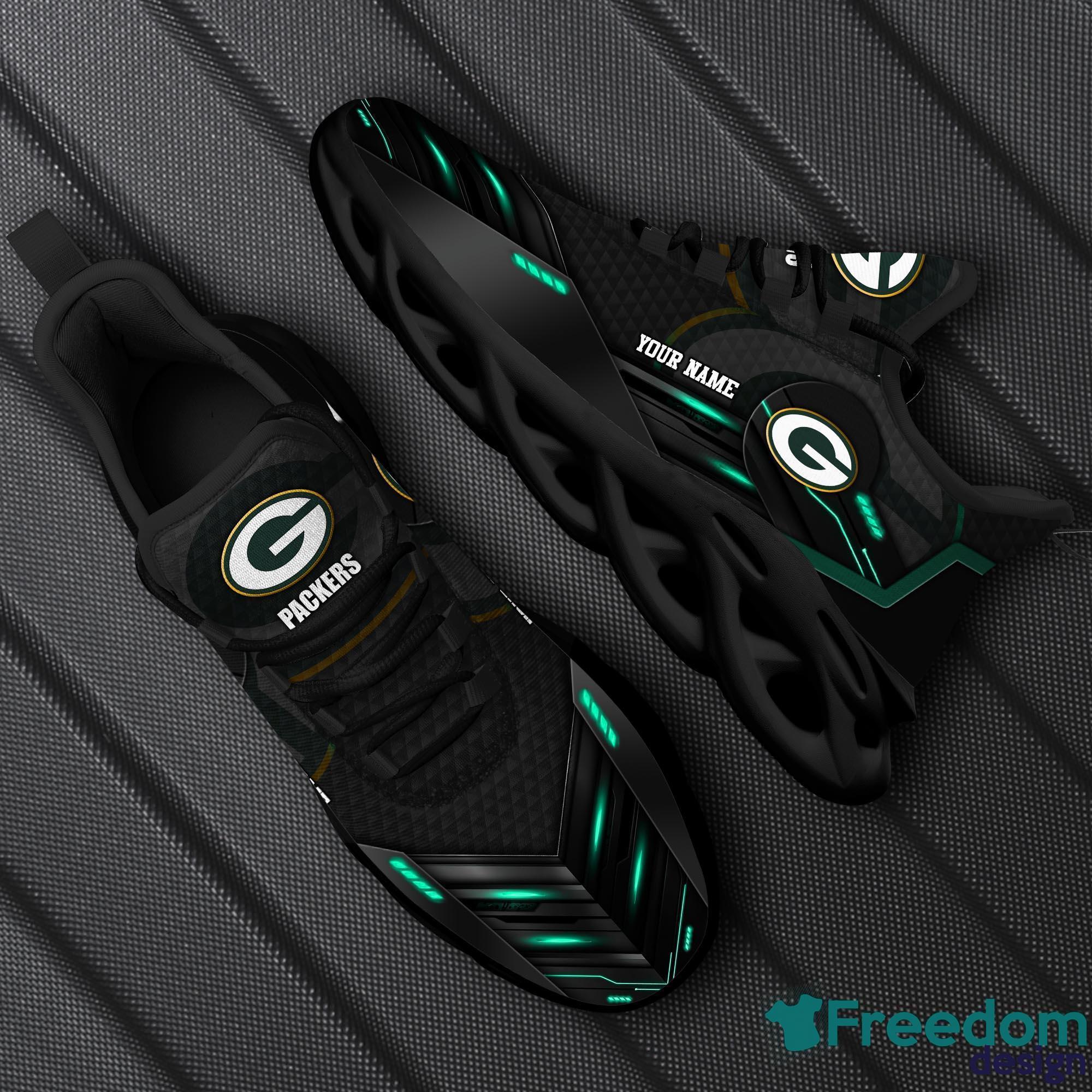 Green Bay Packers Personalized New Premium Luxury NFL Max Soul Shoes Unique  Gift For Fans