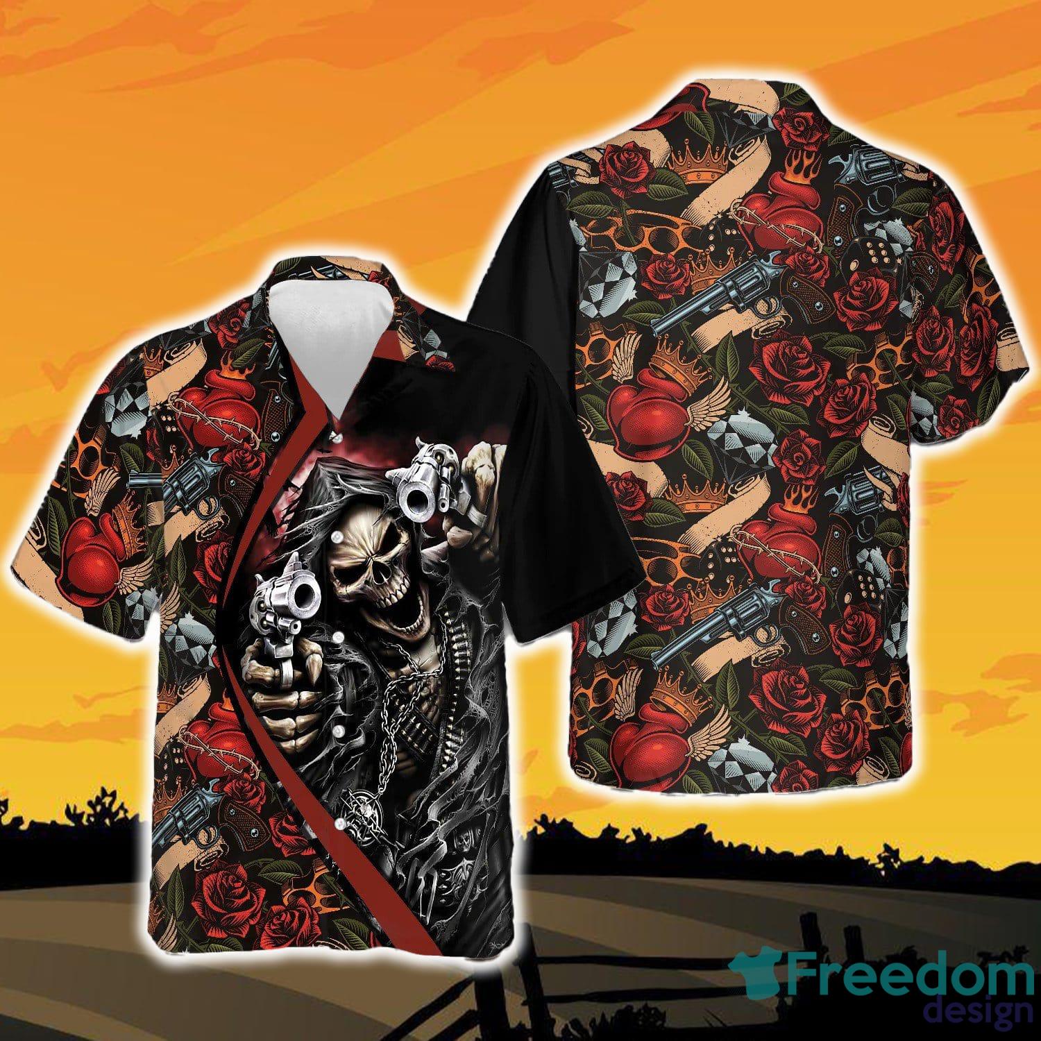 Skull Pirates Make Ledgends Edition Best Fathers Day Gifts Hawaiian Shirt  Men - Bluecat
