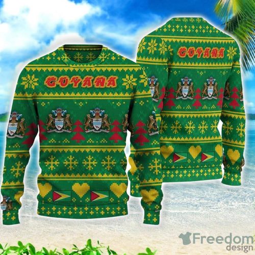 Guyana Christmas All Over Printed 3D Sweater Christmas Gift Product Photo 1