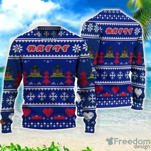 Haiti Christmas All Over Printed 3D Sweater Christmas Gift Product Photo 1