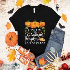 Halloween Pre-K Teacher Cutest Pumpkins Gift T-Shirt Halloween Gift