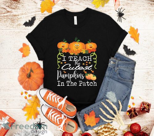 Halloween Pre-K Teacher Cutest Pumpkins Gift T-Shirt Halloween Gift Product Photo 1