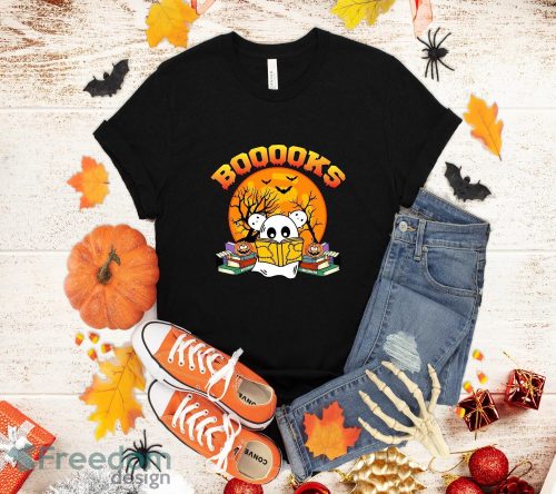 Halloween Shirt Funny Kids BOOOOKS GHOST Book Gift T-Shirt Halloween Gift Product Photo 1