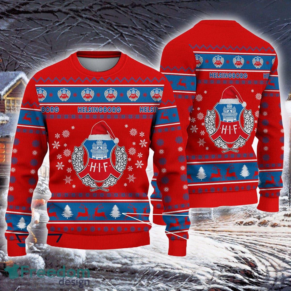Edmonton Oilers Tree Ugly Christmas Sweater Unisex Christmas Gift For Fans  - Freedomdesign