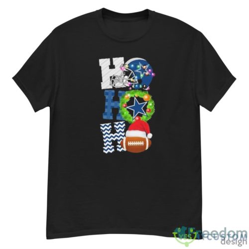 Ho Ho Ho Dallas Cowboys Football Christmas T-Shirt Christmas Gift - G500 Men’s Classic T-Shirt