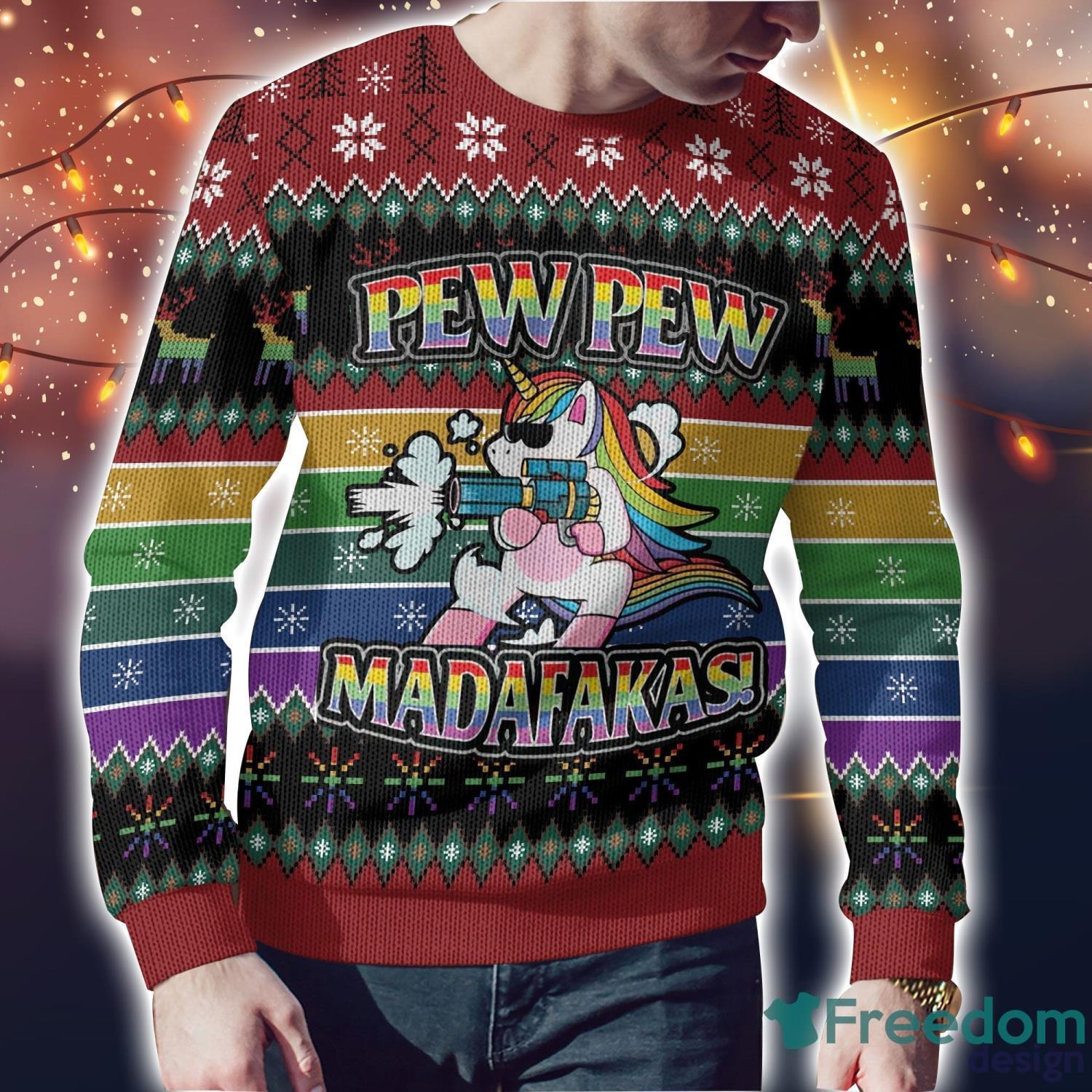 LGBT Not Today Jesus Ugly Christmas Sweater Xmas Gift 3D Christmas Sweater  - Freedomdesign