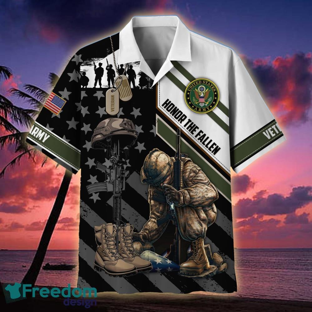 Veteran Proud Us Air Force Camouflage Hawaiian Shirt