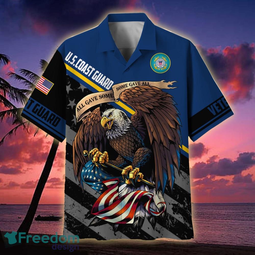 Veteran Eagle Hawaiian Shirt - Trendy Aloha