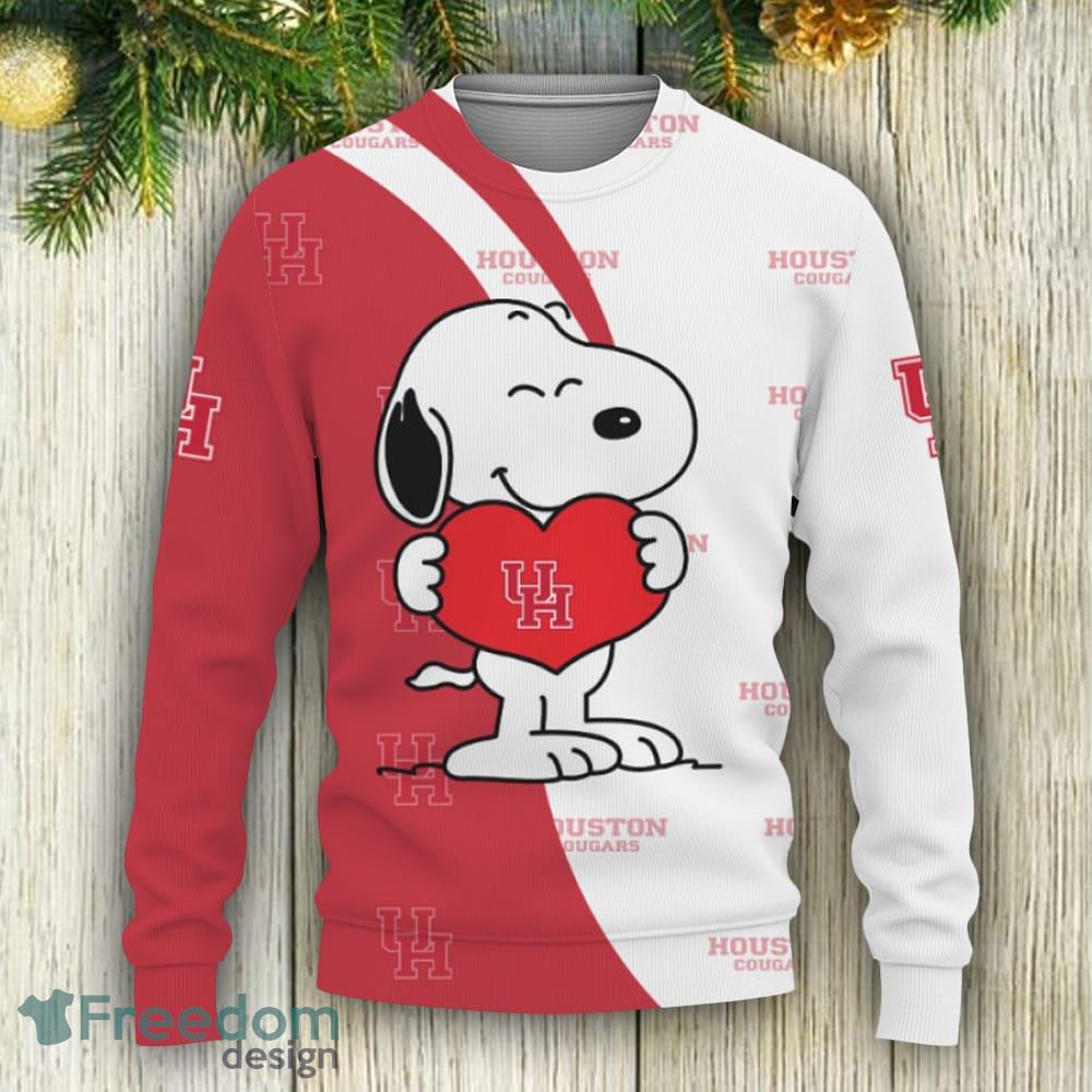 Snoopy Oakland Athletics Christmas AOP Sweater