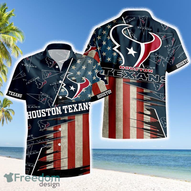 Houston Texans Nfl Summer Beach 3D Hawaiian Shirt Print Gift For Men And  Women - Freedomdesign