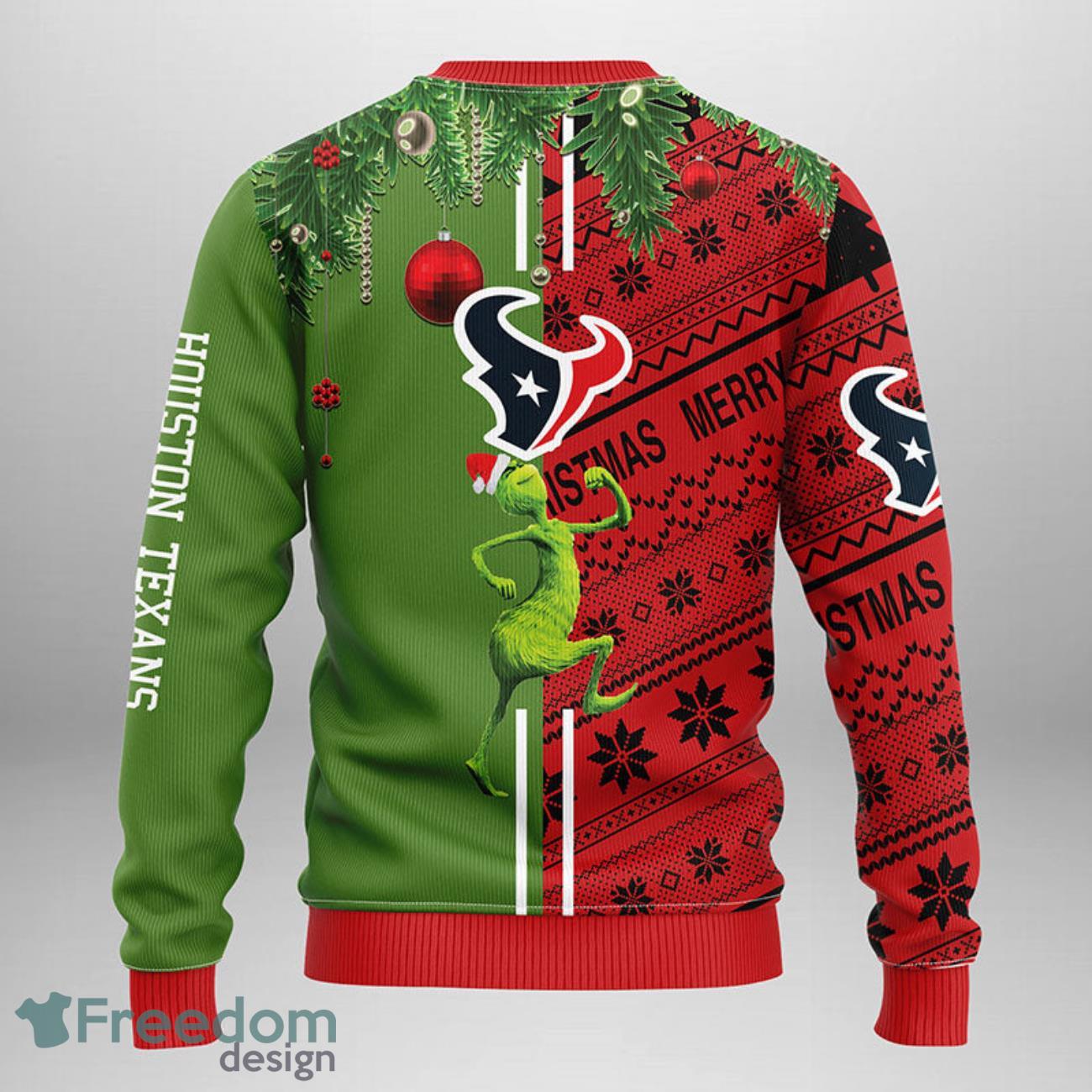 Houston Astros Grinch Scooby-doo Christmas Ugly Sweater - Shibtee Clothing