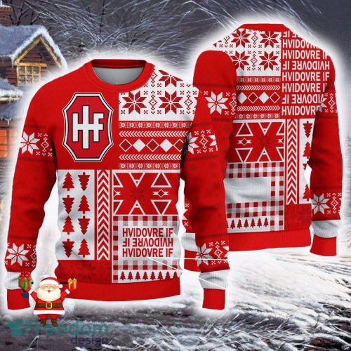 Hvidovre IF Superliga Ugly Sweaters Gift For Fans Christmas Snow Sweatshirt - Hvidovre IF Superliga Ugly Sweaters Gift For Fans Christmas Snow Sweatshirt