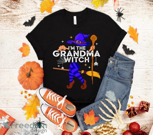 Im The Grandma Witch Shirt Halloween Matching Group Costume T-Shirt Halloween Gift Product Photo 1