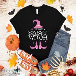 Im the Sassy Witch Shirt Halloween Matching Group Costume T-Shirt Halloween Gift