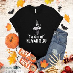 I’m With Flamingo Halloween Costume Party Matching T-Shirt Halloween Gift