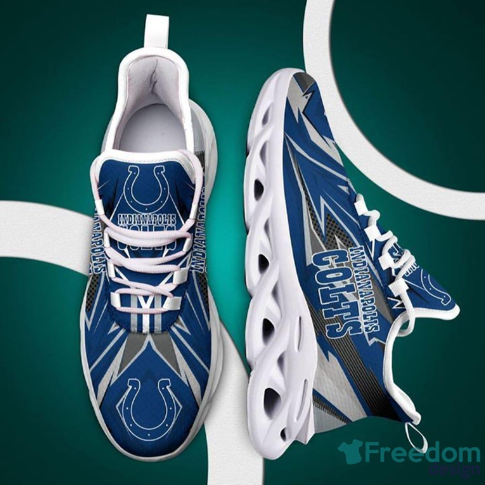 Indianapolis Colts Splash Colors Design Running Sneaker Max Soul Shoes Gift  For Men And Women - Banantees