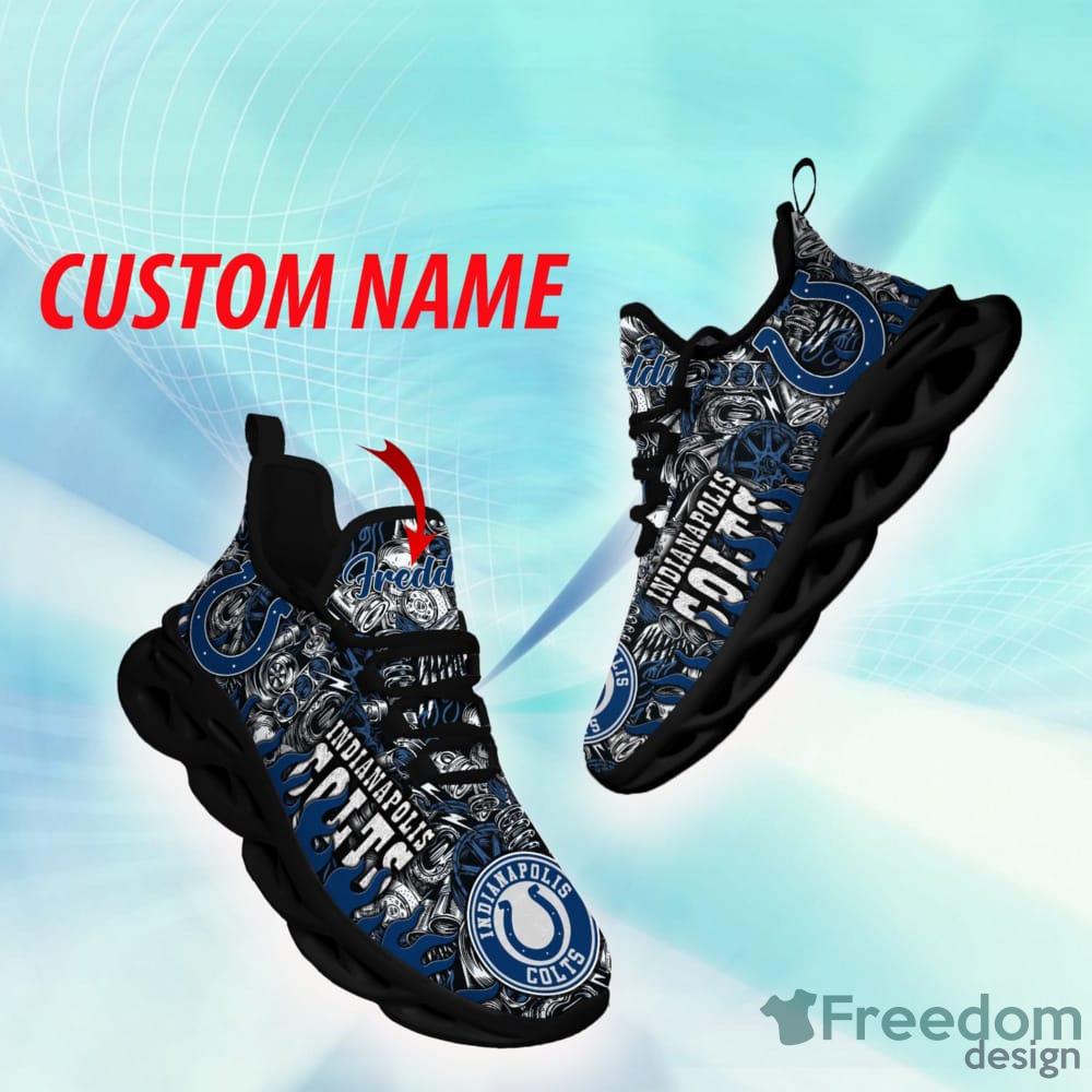 1 Custom Name – Indianapolis Colts – PERSONALIZED MAX SOUL SHOES T4 –  Siacustom