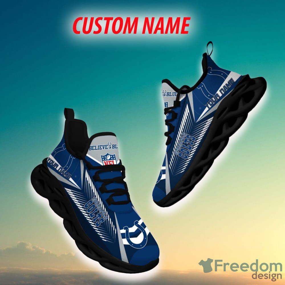 Indianapolis Colts Sneakers Shoes For Fans - Freedomdesign