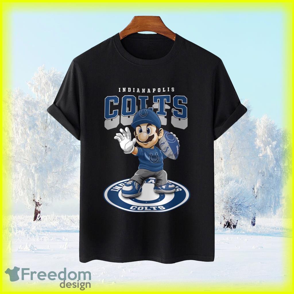 Cartoon Movie T Shirt, Indianapolis Colts T Shirt - Long Sleeve