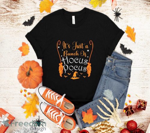 It's Just A Bunch Of Hocus Pocus T-Shirt Halloween Gift Product Photo 1