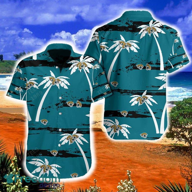 Jacksonville Jaguars Vintage Coconut Tree Aloha Hawaiian Shirt