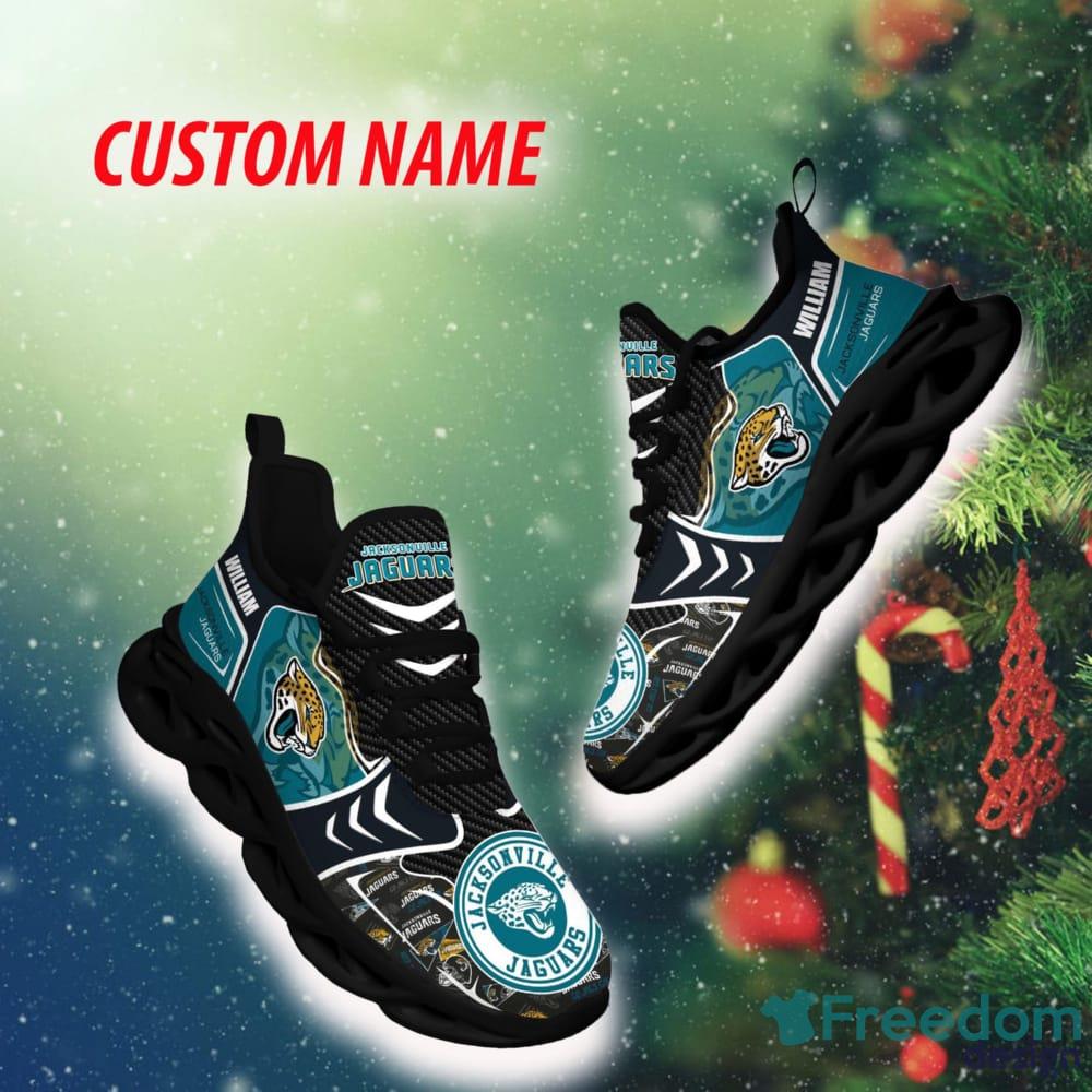 Carolina Panthers Distinctive Custom Name Chunky Sneaker AOP Gift Fans Max  Soul Shoes - YesItCustom