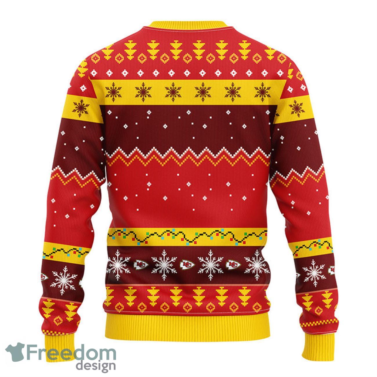 Kansas City Football Kansas City Chief Christmas 3D NFL Ugly Christmas  Sweater - Bring Your Ideas, Thoughts And Imaginations Into Reality Today