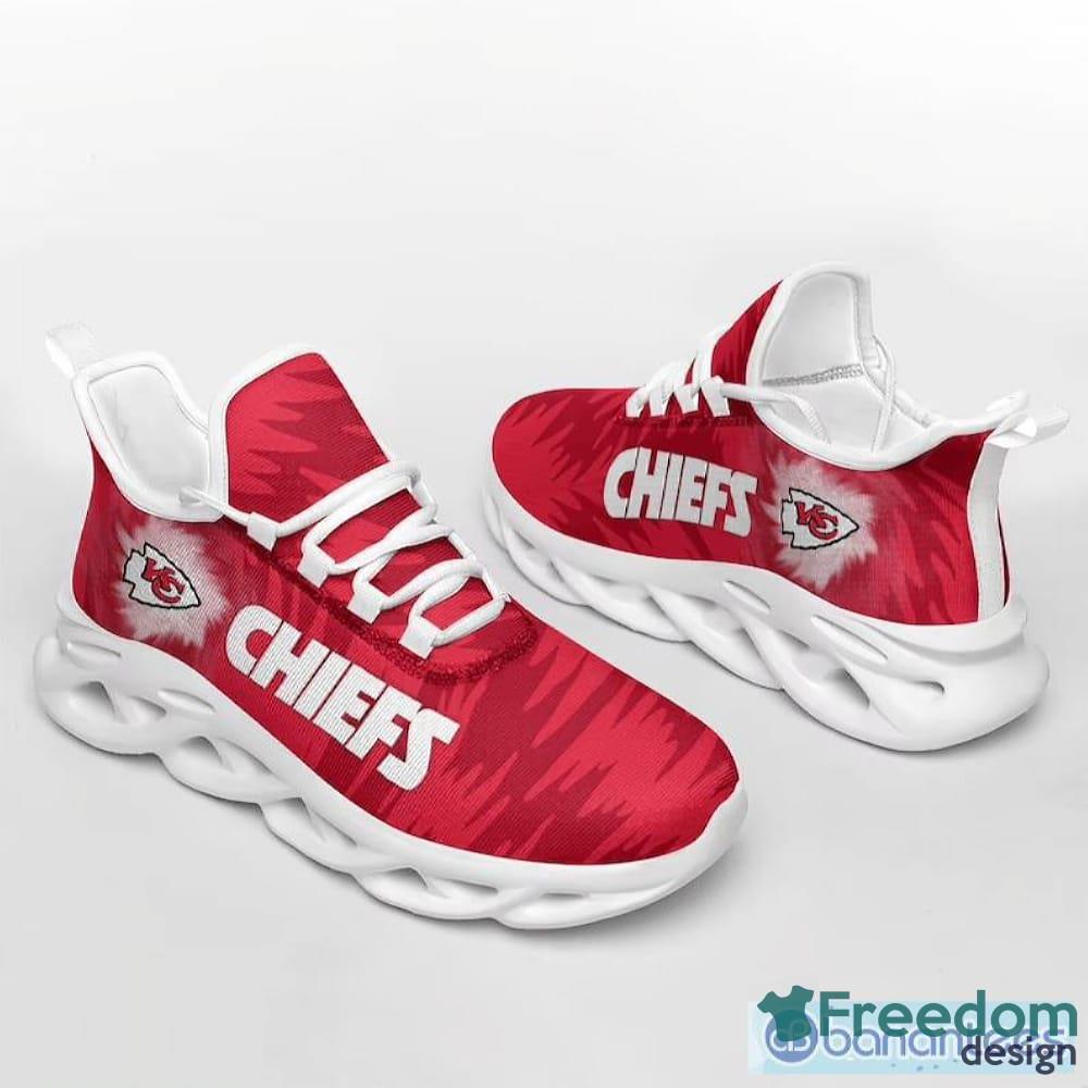 NFL Kansas City Chiefs Custom Name Red White Max Soul Shoes Gift For Fans  Sport