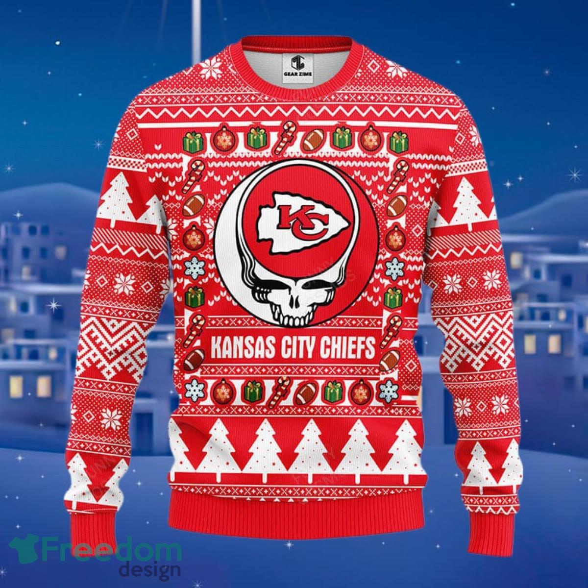 Grateful Dead Ugly Christmas Sweater Full Over Print - Freedomdesign