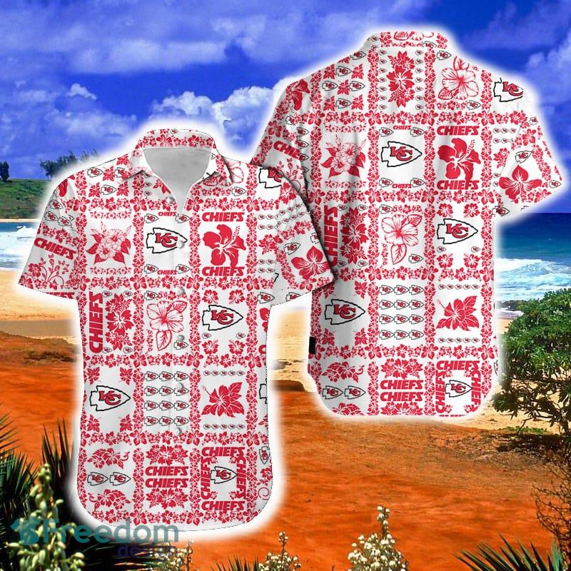 Vintage Nfl Kansas City Chiefs Hawaiian Shirt Summer Beach Gift - Shibtee  Clothing