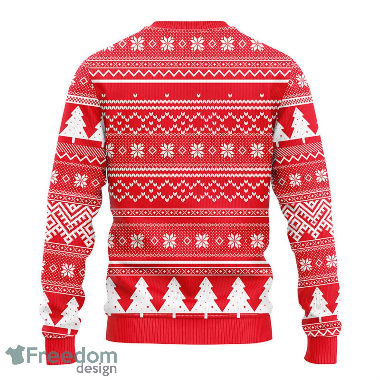 Kansas City Chiefs Personalized Skull Christmas Sweater - Shibtee